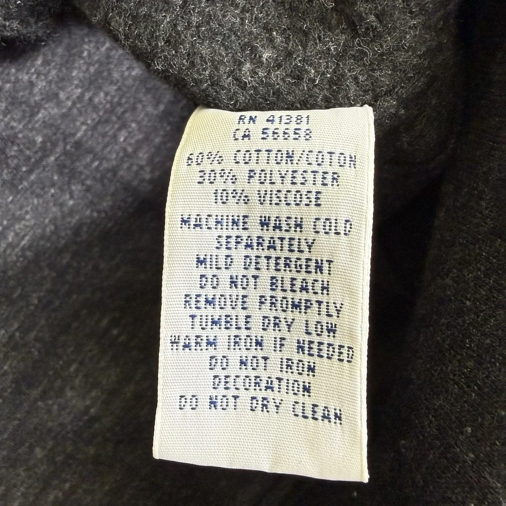 Polo Ralph Lauren Sweater Men's Size Medium Shawl Collar Cardigan Grey Button Up